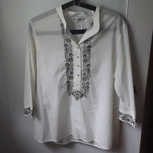 White cotton dress shirt
